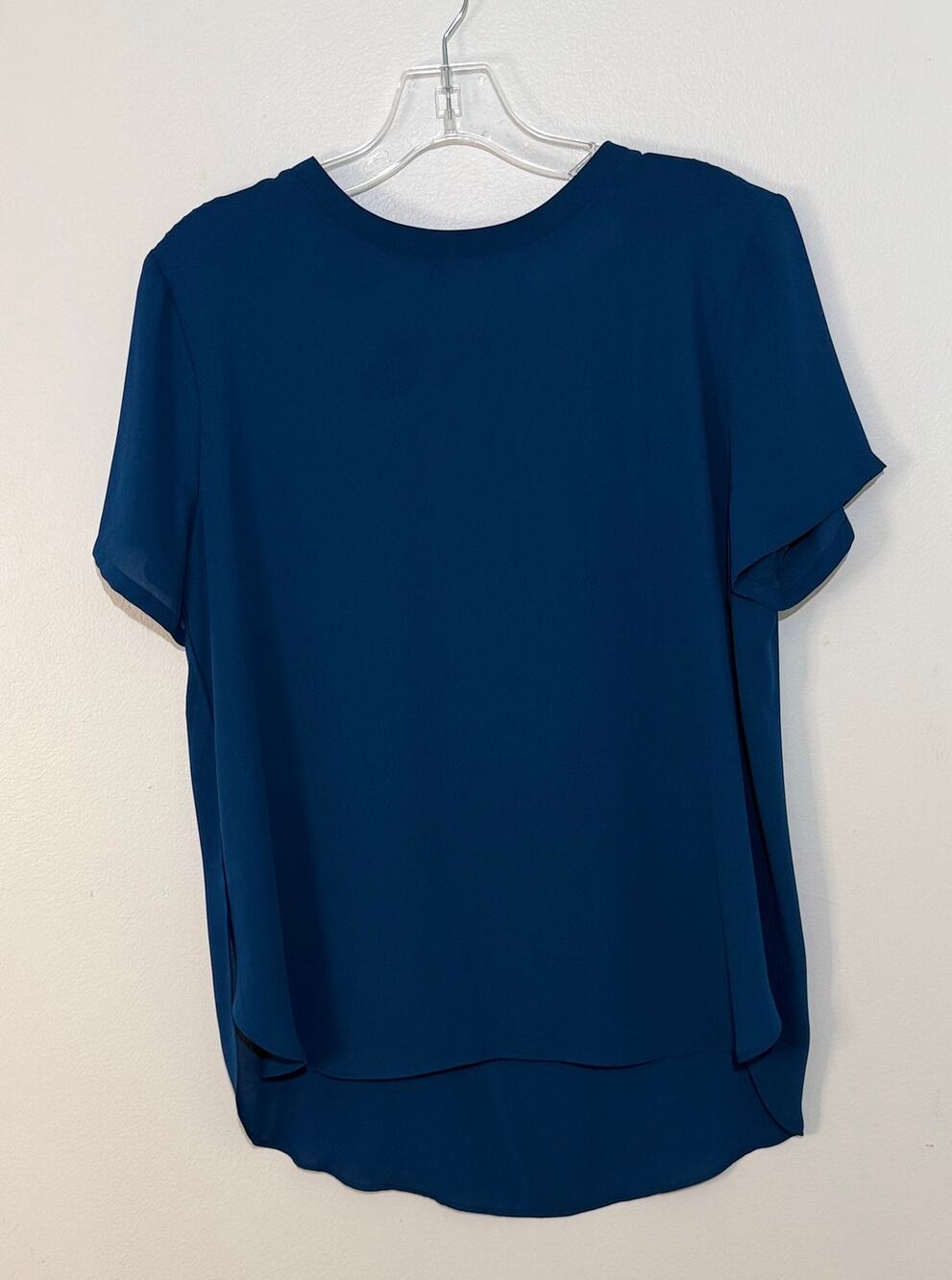 LOFT Cobalt Blue Short Sleeve Blouse | Medium |  NWOT